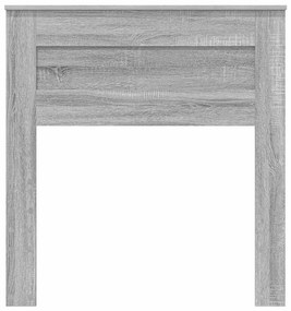 vidaXL Κεφαλάρι Γκρίζο Σονομα 75 cm Επεξεργασμένο ξύλο