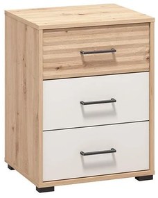 Bedside Table Modena NO3F Artisan - Cashmere 48x40x63 cm