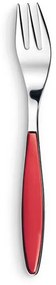 Πιρούνι Γλυκού Feeling 18/10 Ανοξείδωτο Red Guzzini Steel,Abs