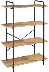 Ραφιέρα ΕΟ445,2 80x34x112cm Black-Sonoma