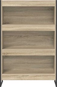 vidaXL Βιβλιοθήκη 80 x 30 x 121 εκ Επεξεργασμένο Ξύλο Σονόμα