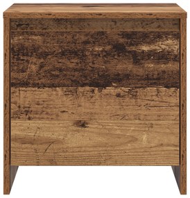 vidaXL Κομοδίνο Παλιό ξύλο 45 x 34 x 44.5 εκ Επεξεργασμένο ξύλο