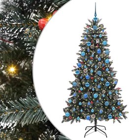 vidaXL Τεχνητό Χριστουγεννιάτικο Δέντρο με 300 LED Πράσινο 180 cm