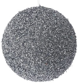 Μπάλα Polyfoam Ασημί Glitter 15εκ. iliadis 83530