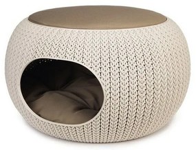 Κρεβάτι για Γάτες Curver Knit Μπεζ Άμμο 6,7 x 32,5 x 6,7 cm