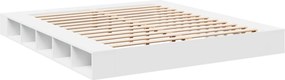 vidaXL Πλαίσιο Κρεβατιού Λευκό 180 x 200 εκ. Επεξεργ. Ξύλο