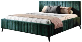 Επενδυμένο κρεβάτι Margo-160 x 200-Prasino