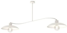 Κρεμαστό Φωτιστικό Οροφής 15W 2xE27 FOSTER Emibig-1354/2-Λευκό 1354/2