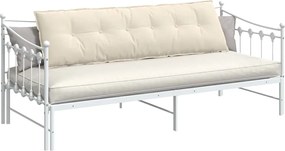 vidaXL Μαξιλάρι Πλάτης Μπεζ 180 x 50 εκ. Ύφασμα Μικροΐνας