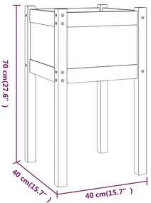 ΖΑΡΝΤΙΝΙΕΡΑ ΛΕΥΚΗ 50 X 50 X 70 ΕΚ. ΑΠΟ ΜΑΣΙΦ ΞΥΛΟ ΠΕΥΚΟΥ 810799