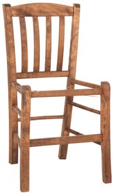 CHAIR MONTE  BEECH WOOD IMPREGNATED IN WALNUT COLOR 40x41x87Hcm.FRAME ONLY