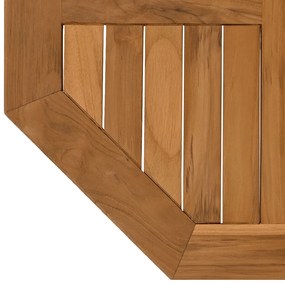 vidaXL Επιφάνεια Τραπεζιού Οκτάγωνη 60x60x2,5 εκ. Μασίφ Ξύλο Teak