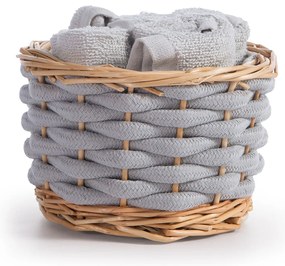 Πετσέτες Δώρου (Σετ 5τμχ) Nef-Nef Homeware Borra Grey 300gsm