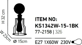 Απλίκα Τοίχου Homelighting Pari 77-2158 Bronze