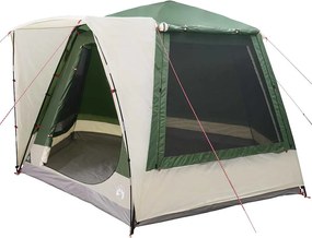 vidaXL Σκηνή Camping Καταφύγιο Πράσινο 420 x 420 x 227 εκ Πολυεστέρας