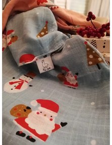 BabyLlama Bamboo Μουσελίνα Santa Claus 'Hohoho' 120x120cm ΧΜΜ01