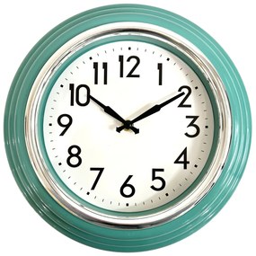 Ρολόι Τοίχου ArteLibre Πράσινο Πλαστικό Φ30x6cm