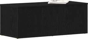 vidaXL Ντουλάπι TV 80x34x30 εκ. Μαύρη Οξυά Επεξεργασμένο Ξύλο