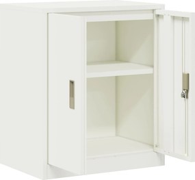 vidaXL Ντουλάπι αποθήκευσης Λευκός 60 x 40 x 70 εκ. Ατσάλι