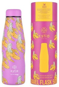 ESTIA ΘΕΡΜΟΣ TRAVEL FLASK SAVE THE AEGEAN 500ml BANANA SWIRL