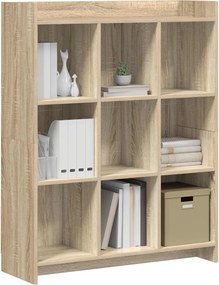 vidaXL Βιβλιοθήκη Sonoma Δρυς 87,5 x 30 x 111 εκ Επεξεργασμένο Ξύλο