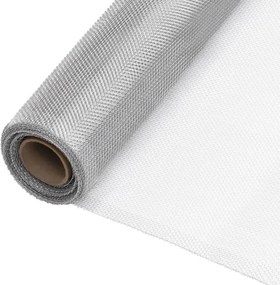 vidaXL Πλέγμα / Σήτα Ασημί 60 x 2000 εκ. από Αλουμίνιο