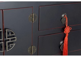 Έπιπλο Εισόδου DKD Home Decor Μαύρο 63 x 26 x 83 cm