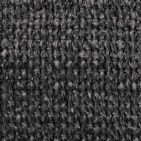Διαχωριστικό Βεράντας Ανθρακί 90 x 400 εκ. από HDPE - Ανθρακί