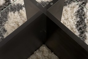 Τραπεζάκι Σαλονιού Ξύλο Μαύρο FLAVIO 105x65x30