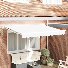 vidaXL Σκελετός Τέντας Λευκός 250 x 200 cm Πολυεστέρας με Επικάλυψη PU