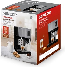 Μηχανή Espresso Ημιαυτόματη 20Bar 1450W Sencor SES 4050SS-EUE3 Ασημί