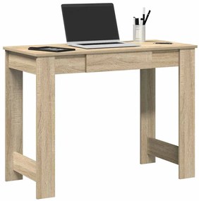 vidaXL Γραφείο Sonoma Δρυς 100x45x75 εκ. από Επεξεργασμένο Ξύλο