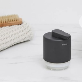 Διανομέας υγρού σαπουνιού Brabantia MindSet 1005672, 200 ml, ευρύ άνοιγμα, σκούρο γκρι