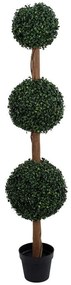 Τεχνητό Δέντρο Πυξός 20400 150cm Brown-Green Globostar Polyethylene,Wood