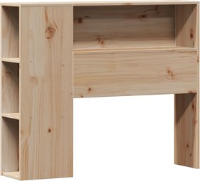 vidaXL Κρεβάτι Βιβλιοθήκη Χωρίς Στρώμα 75x190 εκ Μασίφ Ξύλο Πεύκο