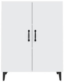 Ντουλάπι Λευκό 70 x 34 x 90 εκ. από Επεξεργασμένο Ξύλο - Λευκό