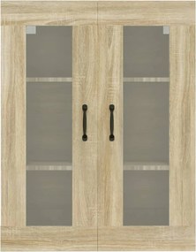 vidaXL Κρεμαστό Ντουλάπι Τοίχου Sonoma Δρυς 69,5x34x90 εκ Επεξ. Ξύλο