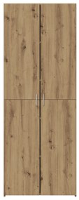 vidaXL Ψηλός μπουφές Artisan Oak 70x42.5x185 εκ. Μηχανικά επεξεργασμένο ξύλο