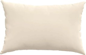 vidaXL Μαξιλάρι Καναπέ 2 pcs Μπεζ 60 x 40 cm ύφασμα