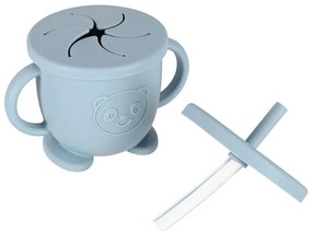 Σετ φαγητού Σιλικόνης Μπλε KX4526_4 IKONKA