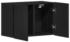 vidaXL Έπιπλο Τηλεόρασης Μαύρο Δρυς 60x30x41 εκ. από Τεχνητό Ξύλο