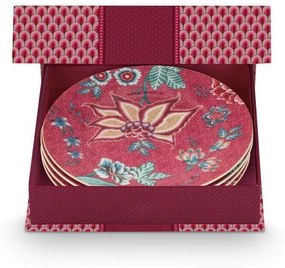 ΣΕΤ ΠΙΑΤΑ ΓΛΥΚΟΥ Δ17cm 2 ΤΕΜ. PIP STUDIO - FLOWER FESTIVAL DARK PINK