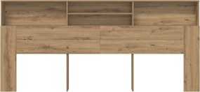 vidaXL Κρεβάτι με Κεφαλάρι Artisan Oak Επεξεργασμένο ξύλο
