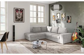 EDDI ΚΑΝΑΠΕΣ ΚΡΕΒΑΤΙ ΓΩΝΙΑ ΑΡΙΣΤΕΡΗ TAUPE 248x213x90 - 70-0403
