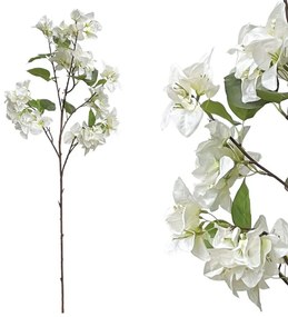 MarHome ΚΛΑΔΙ ΒΟΥΚΑΜΒΙΛΙΑΣ ΛΕΥΚΟ - Υ108cm 24/144KIB  00-10029-6