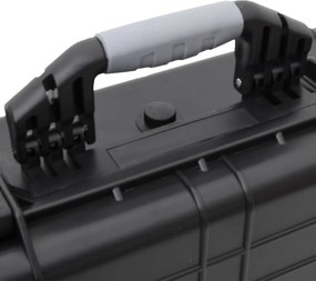 vidaXL Θήκη Πτήσης Φορητή Μαύρη 52 x 40 x 19 εκ. από Πολυπροπυλένιο