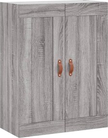 vidaXL Ντουλάπι Γκρι Sonoma 69,5 x 34 x 180 εκ. Επεξεργασμένο Ξύλο