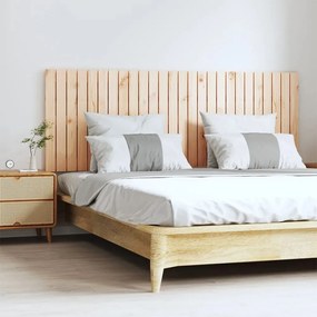 vidaXL Κεφαλάρι Επιτοίχιο 166x3x60 εκ. από Μασίφ Ξύλο Πεύκου