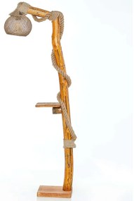 Φωτιστικό Δαπέδου Arbor 390FLH1771 24x140cm 1xE27 40W Natural Opviq