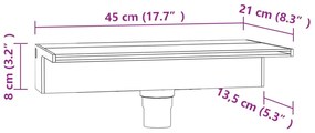 Σιντριβάνι Καταρράκτης Πισίνας με RGB LED 45 εκ. Ακρυλικό - Διαφανές